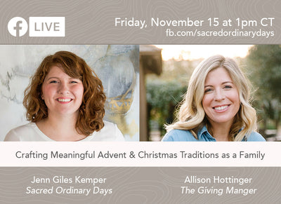 Interview with Allison Hottinger, Creator of the Giving Manger about Advent and Kids