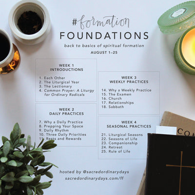 Day 19 #formationFOUNDATIONS | Rule of Life